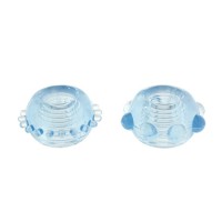 ANEL AZUL 2PCS PODER elástico 14572